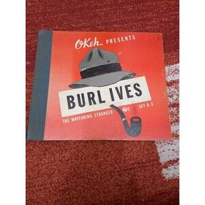 Burl Ives – The Wayfaring Stranger 78 RPM 4-Record Album Set
